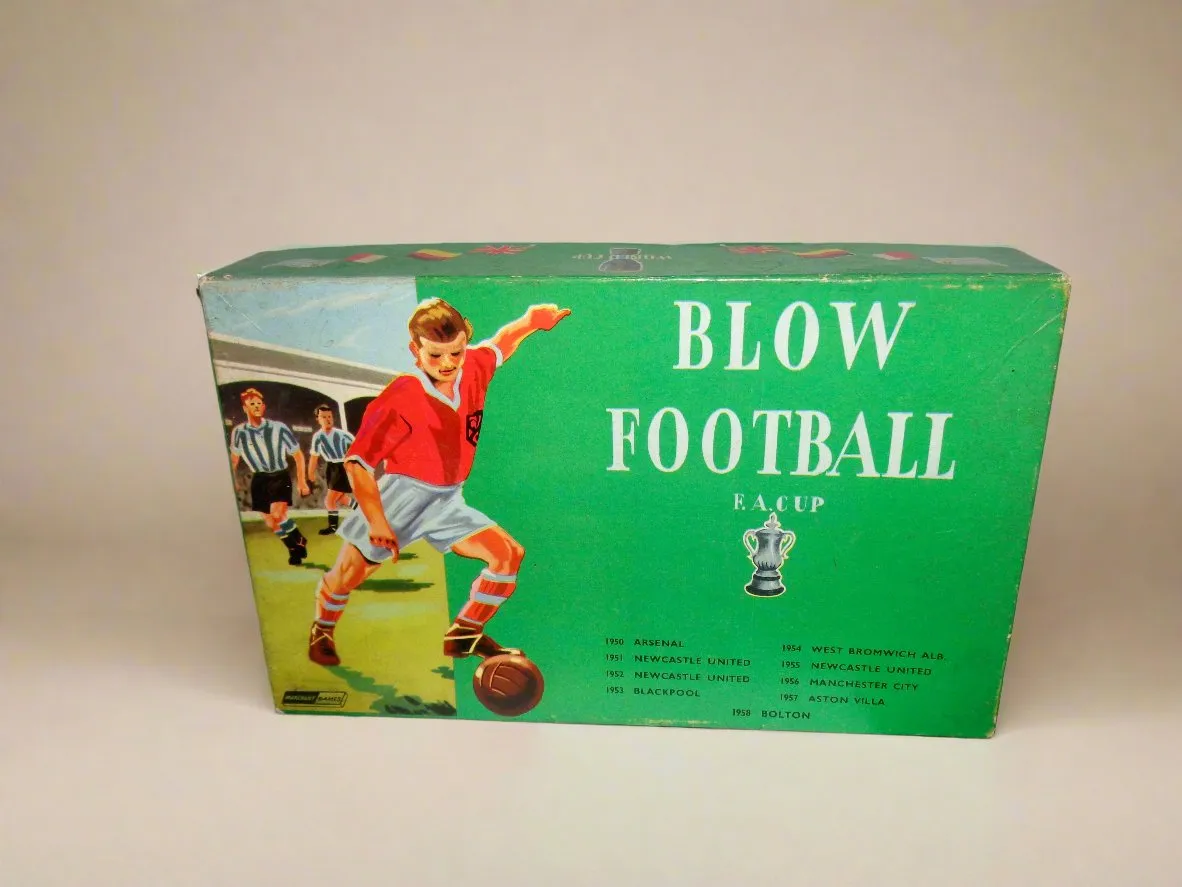 1950s Boxed Marchant Games Blow Football Game