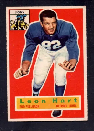 1956 Topps #104 Leon Hart Lions Football Card