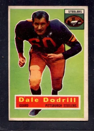 1956 Topps #111 Dale Dodrill Steelers Football Card