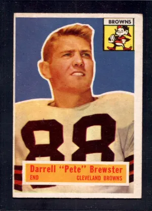 1956 Topps #21 Darrell "Pete" Brewster Browns  Football Card