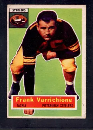 1956 Topps #3 Frank Varrichione Steelers  Football Card