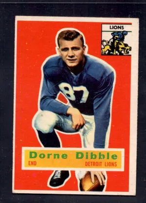 1956 Topps #32 Dorne Dibble Lions  Football Card