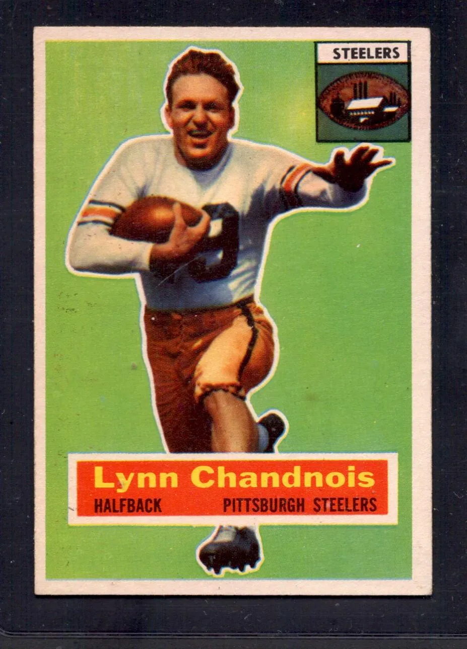 1956 Topps #39 Lynn Chandnois Steelers  Football Card