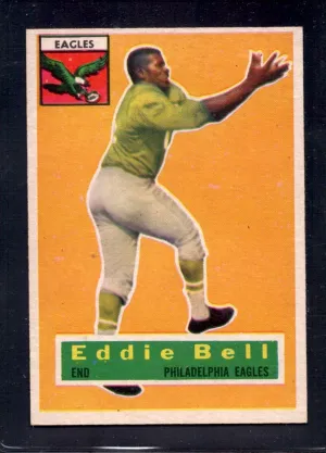 1956 Topps #4 Eddie Bell Eagles  Football Card