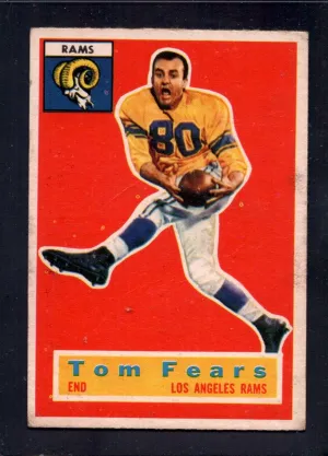 1956 Topps #42 Tom Fears Rams  Football Card