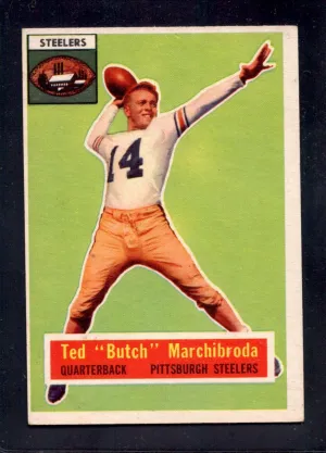 1956 Topps #51 Ted "Butch" Marchibroda Steelers Football Card