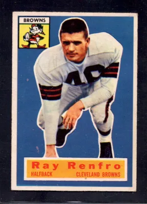 1956 Topps #69 Ray Renfro Browns Football Card