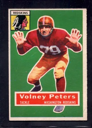 1956 Topps #73 Volney Peters Redskins SHORT PRINT Football Card