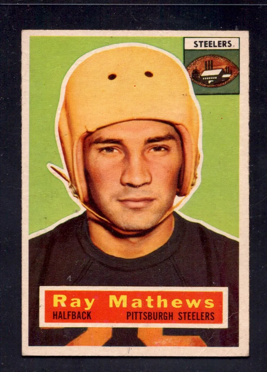 1956 Topps #75 Ray Mathews Steelers Football Card