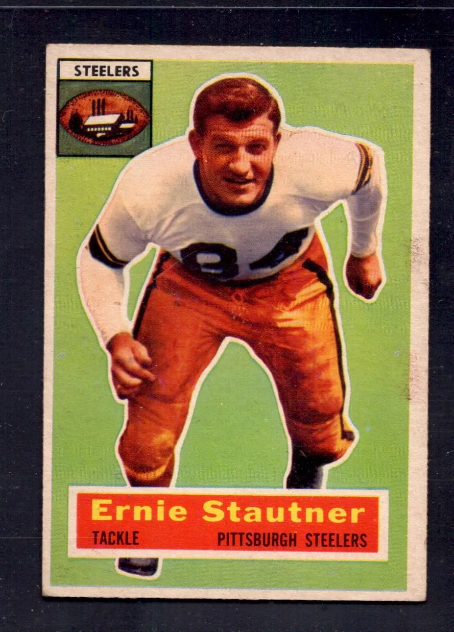 1956 Topps #87 Ernie Stautner Steelers Football Card