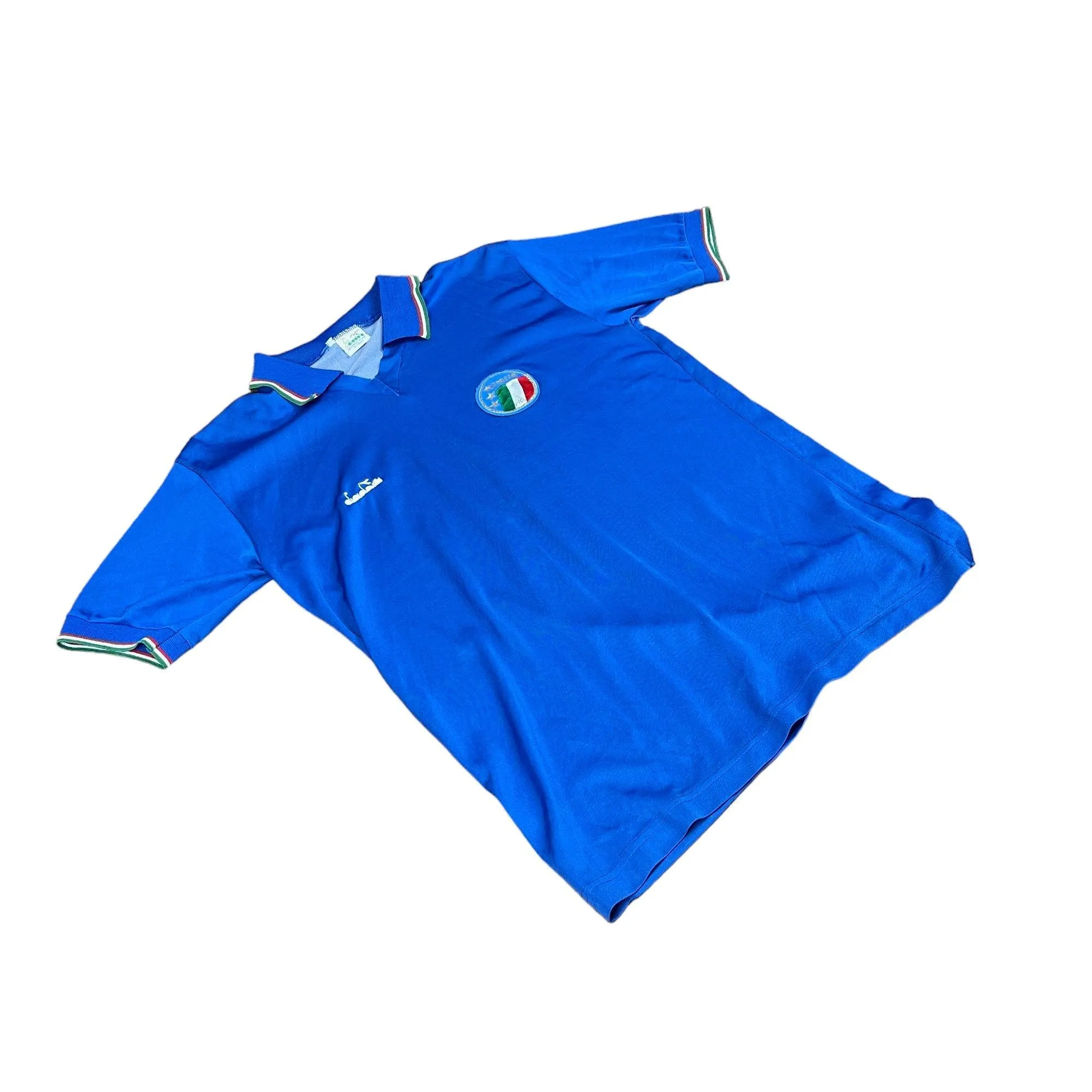 1986-90 Blue Italy Tee - Large