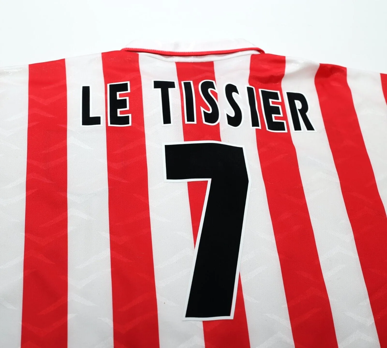 1995/97 LE TISSIER #7 Southampton Vintage PONY Home Football Shirt Jersey (XL)