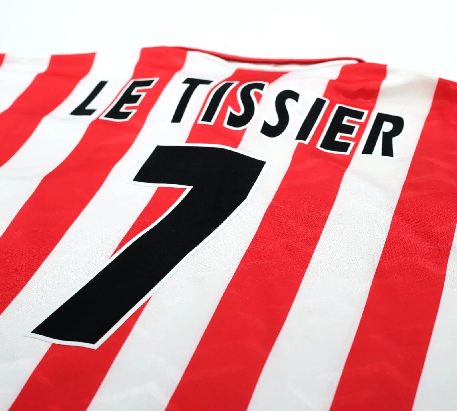 1995/97 LE TISSIER #7 Southampton Vintage PONY Home Football Shirt Jersey (XL)