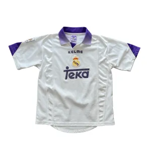 1997-98 White Kelma Real Madrid Shirt - Medium