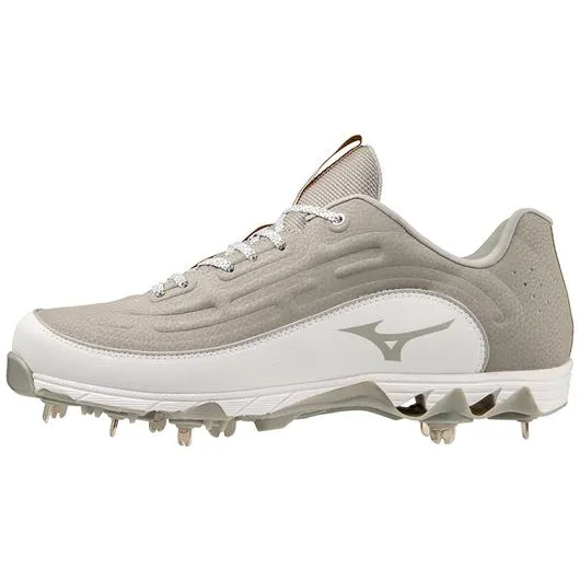 9-Spike® Ambition 3 Low Men's Metal Baseball Cleat - Grey/White