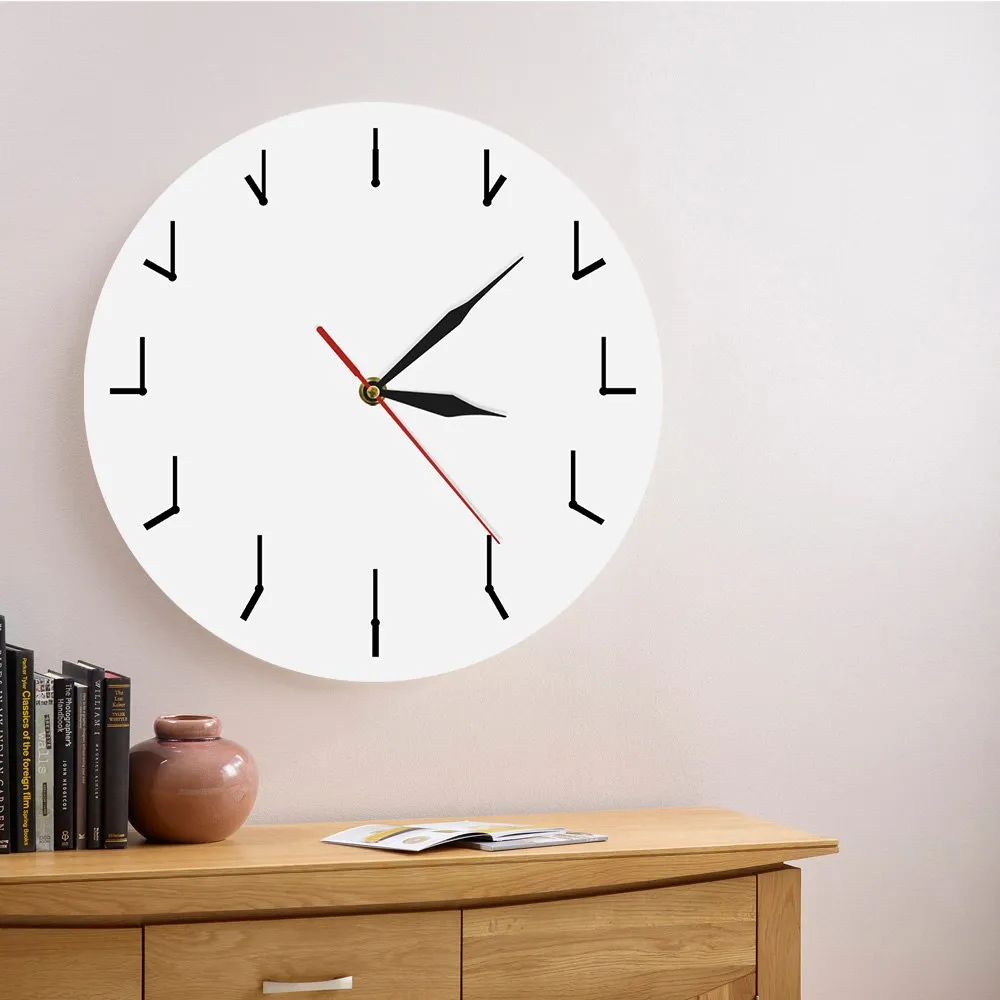 A Simple and Totally Redundant Wall Clock Decorative Wall Watch Clock For Living Room Redundant Clock Of Redundancy Abstrct Art