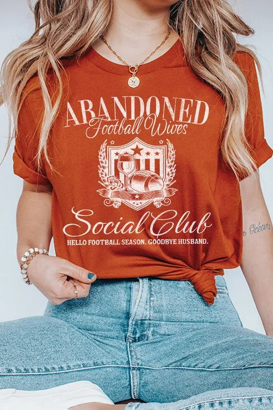 Abandoned Football Wives Social Club Tee *Online Only*