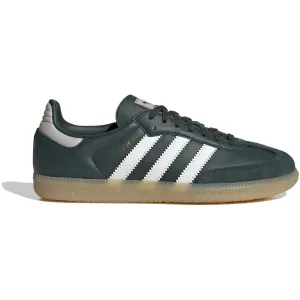 adidas Originals Mineral Green/Off White/Putty Grey Samba Og J Sneakers