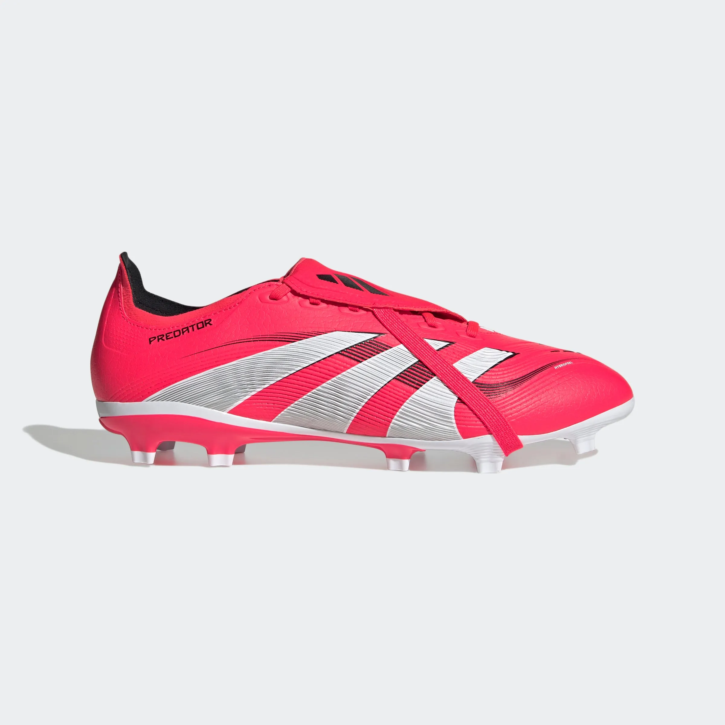 adidas Predator League Fold-Over Tongue Firm/Multi-Ground Soccer Cleats | Lucid Red-Cloud White | Men's