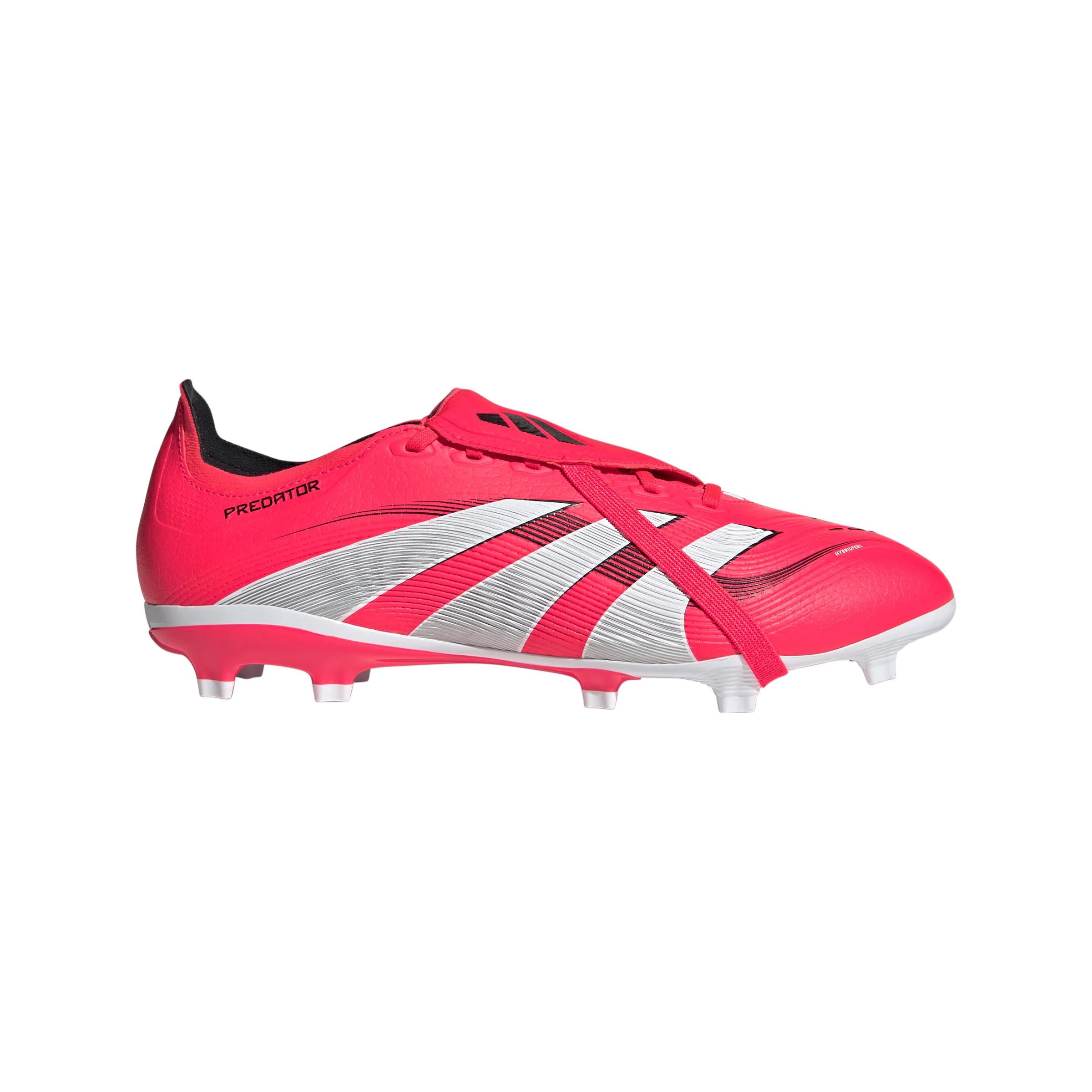 adidas Predator League Fold-Over Tongue Firm/Multi-Ground Soccer Cleats | Lucid Red-Cloud White | Men's