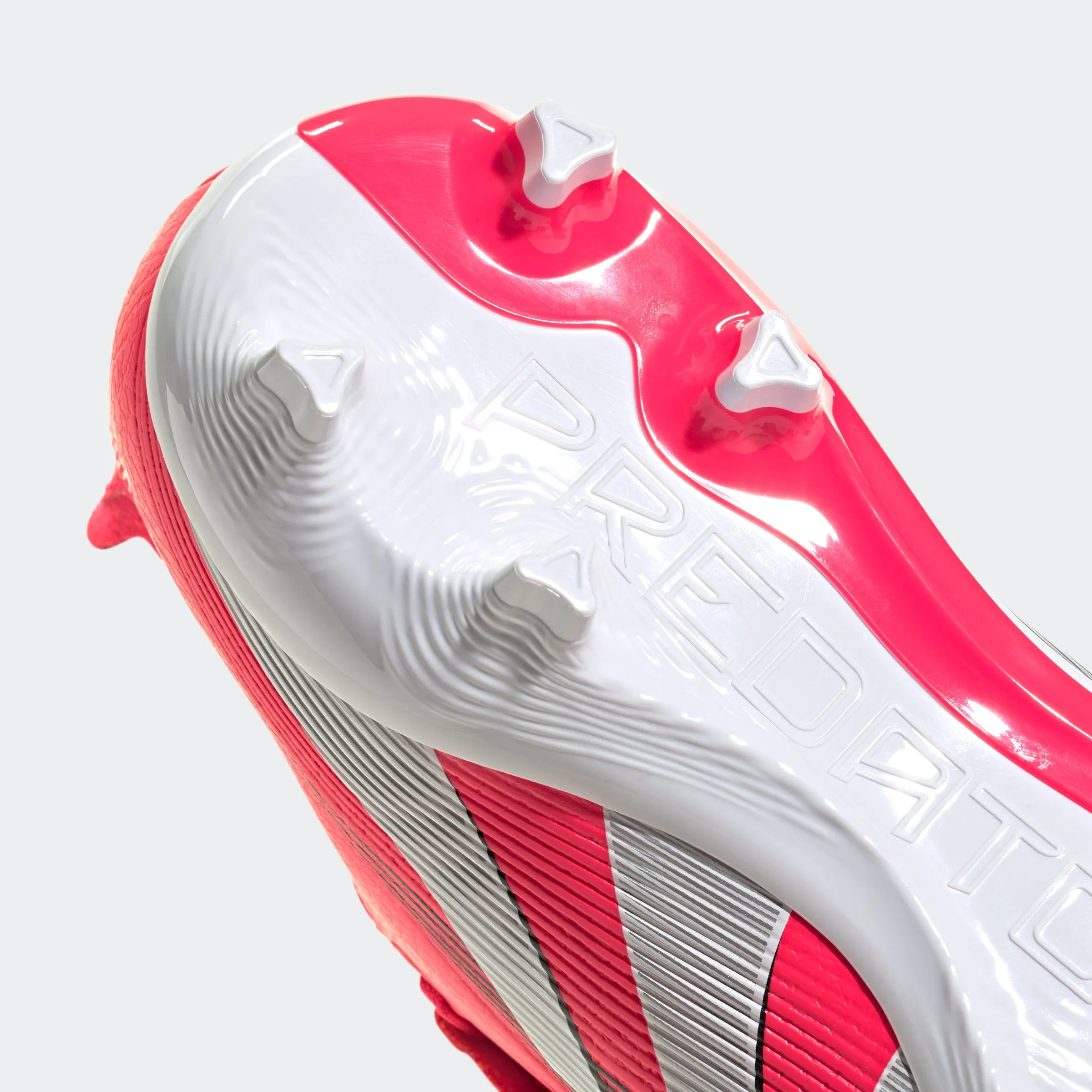 adidas Predator League Fold-Over Tongue Firm/Multi-Ground Soccer Cleats | Lucid Red-Cloud White | Men's