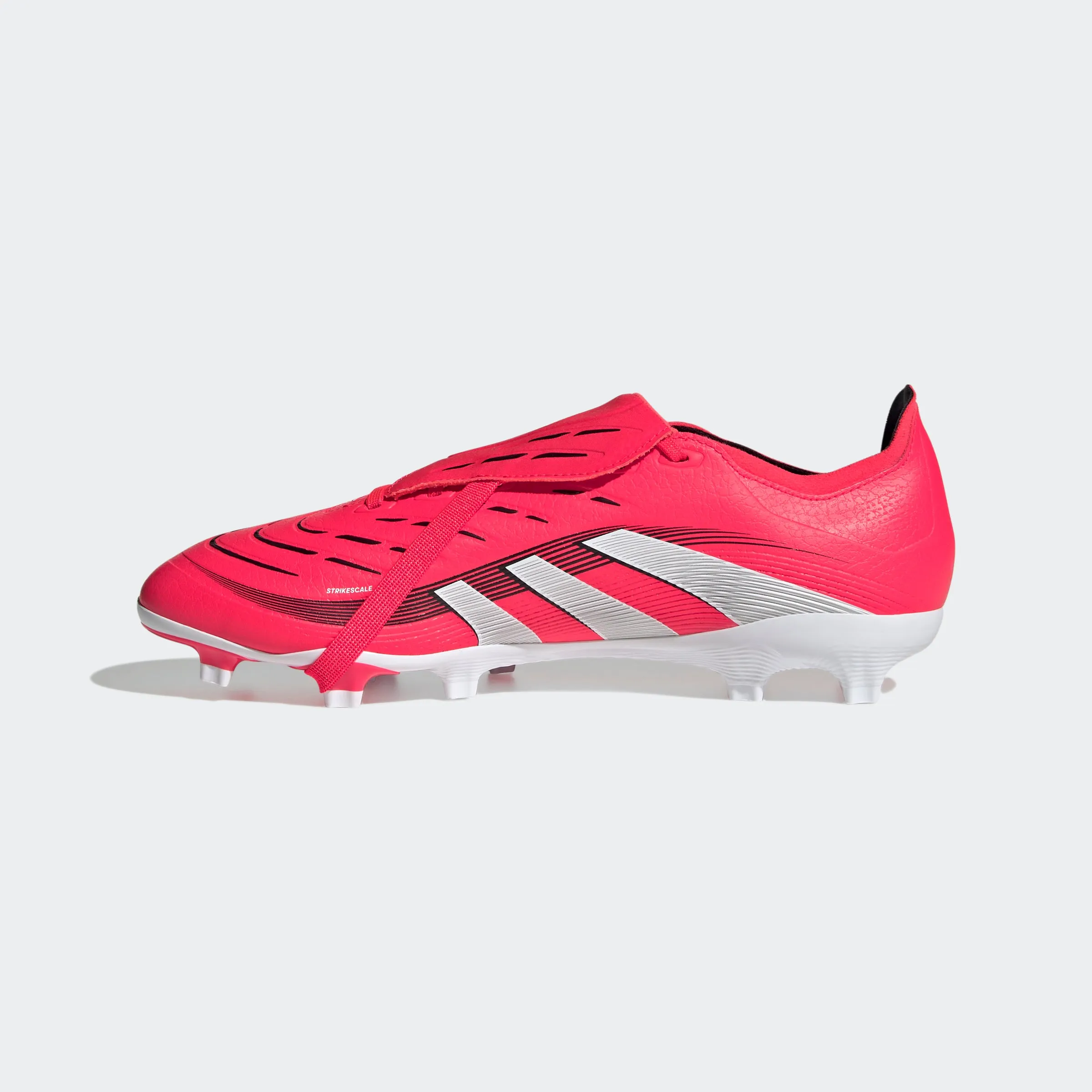 adidas Predator League Fold-Over Tongue Firm/Multi-Ground Soccer Cleats | Lucid Red-Cloud White | Men's