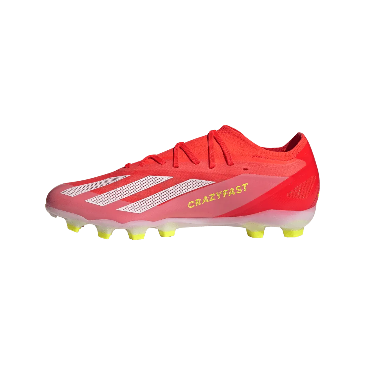 Adidas X Crazyfast Pro Firm Ground Adult Soccer Cleats IG0600 Solar Red/White