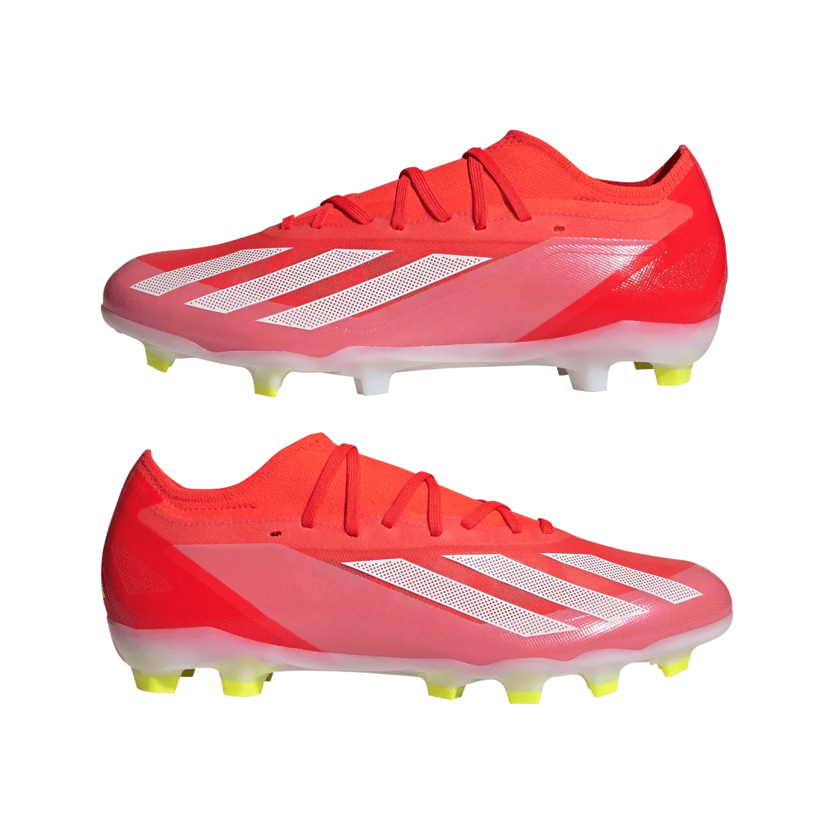 Adidas X Crazyfast Pro Firm Ground Adult Soccer Cleats IG0600 Solar Red/White