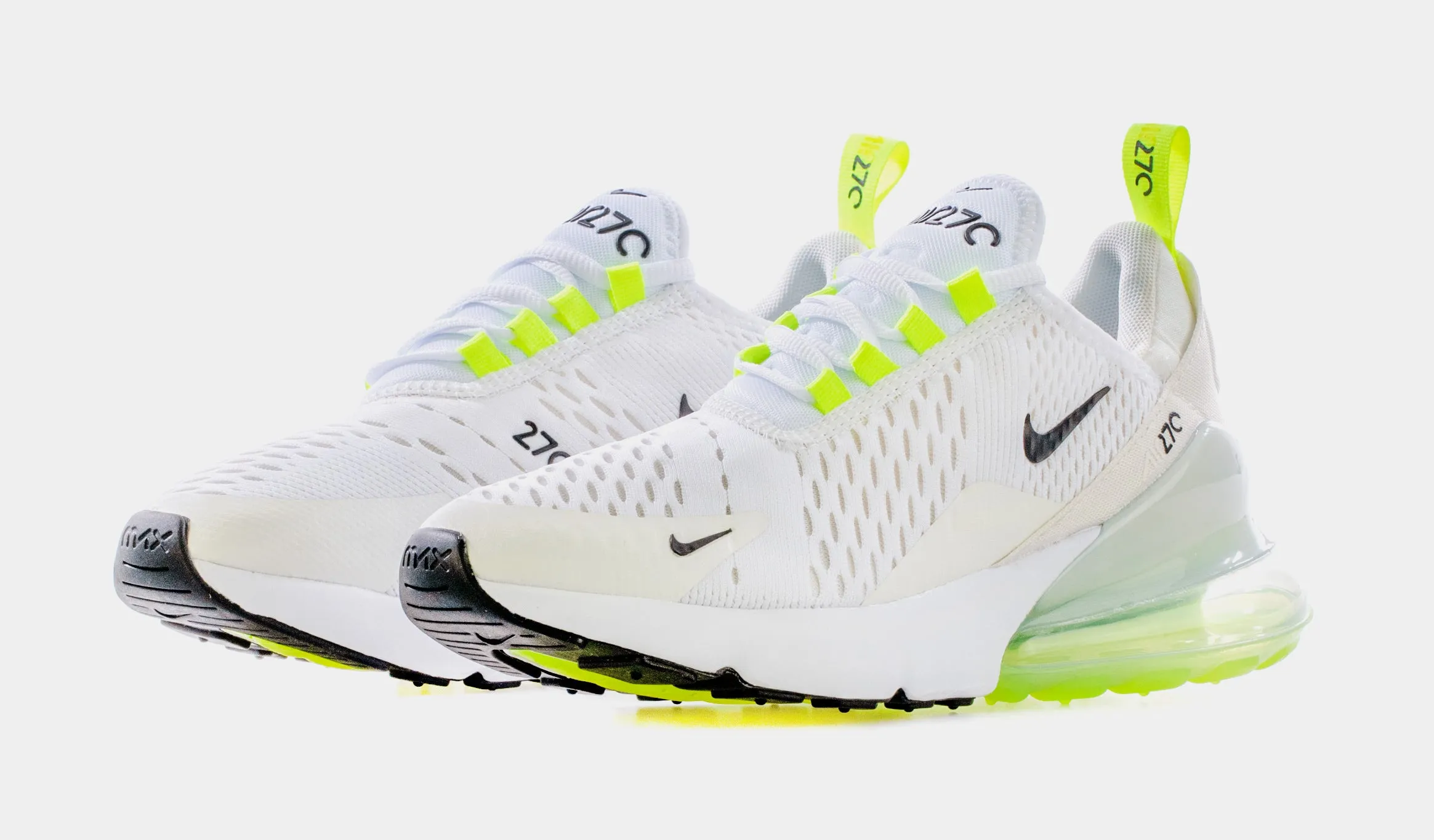 Air Max 270 White Ghost Green Womens Lifestyle Shoes (White/Green)