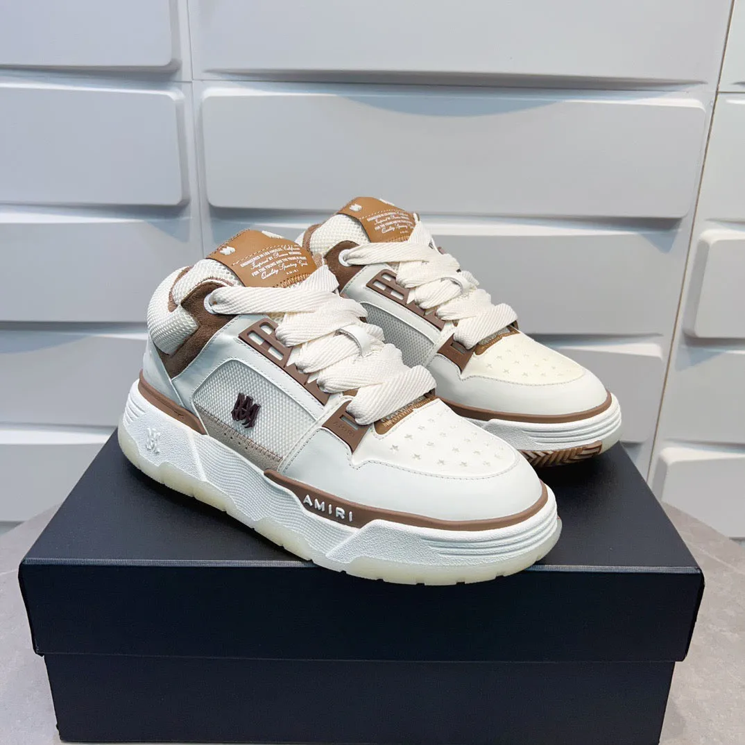 AMR MA-1 Brown and White Sneakers-137