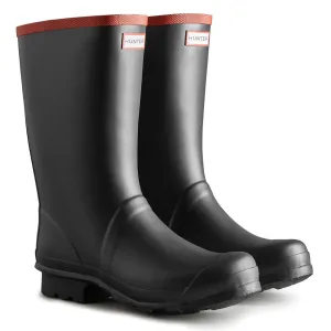 Argyll Short Knee Wellington Boots - Black by Hunter