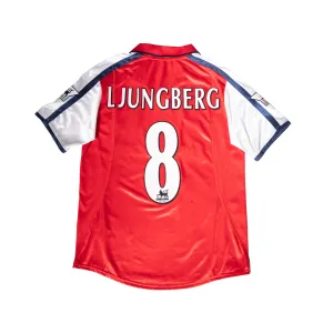 Arsenal 2001-02 "Ljungberg 8" Home Football Shirt