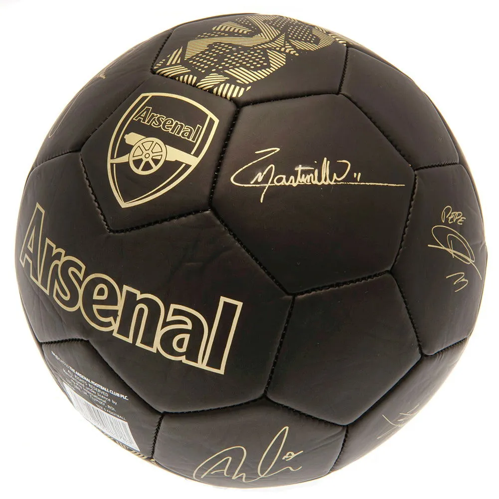 Arsenal FC Football Signature Gold Ph