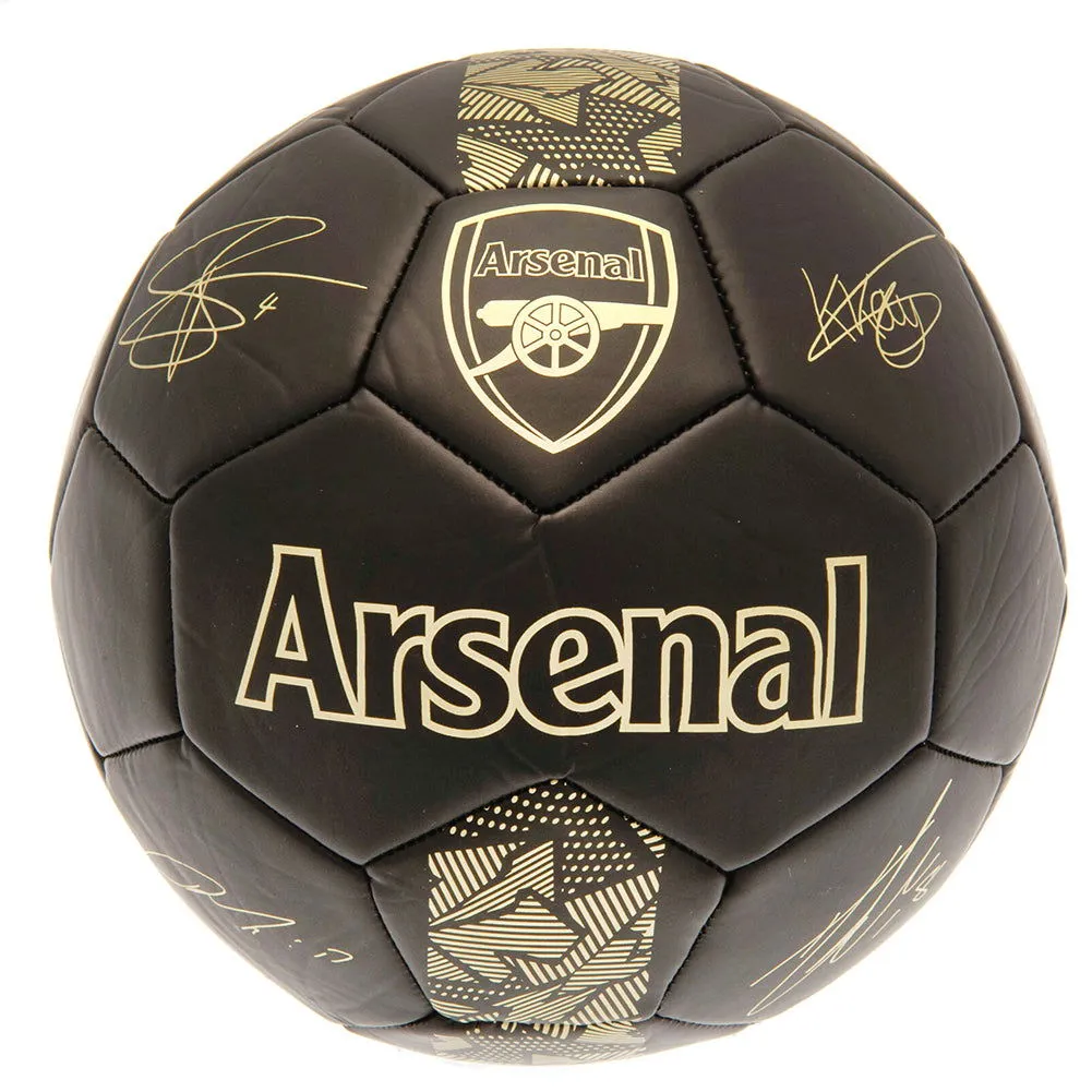 Arsenal FC Football Signature Gold Ph