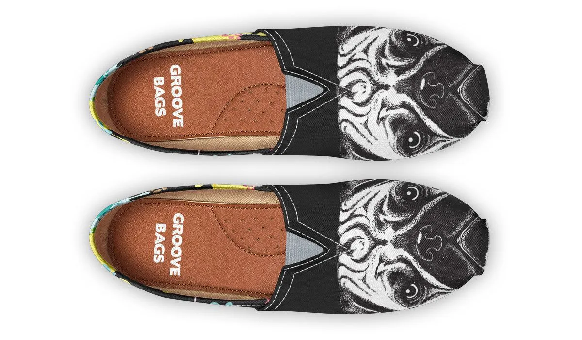 Artsy Pug Casual Shoes