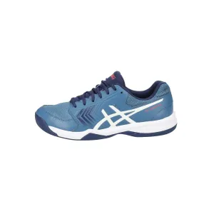 Asics Gel Dedicate 5 Indoor Sport Shoes Fabric Blue Colour For Men