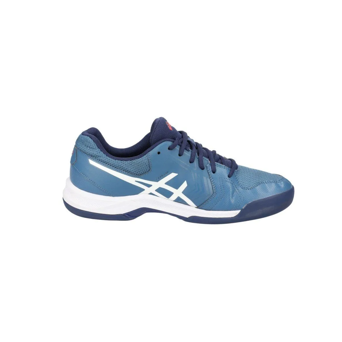 Asics Gel Dedicate 5 Indoor Sport Shoes Fabric Blue Colour For Men