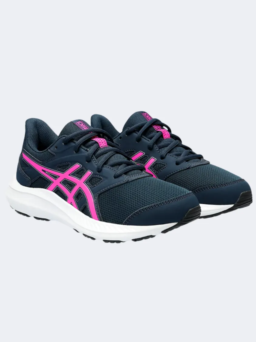 Asics Jolt 4 Gs Girls Running Shoes French Blue/Hot Pink