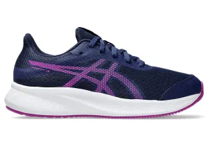 ASICS KID'S PATRIOT 13 GS BLUE/MAGENTA RUNNING SHOES