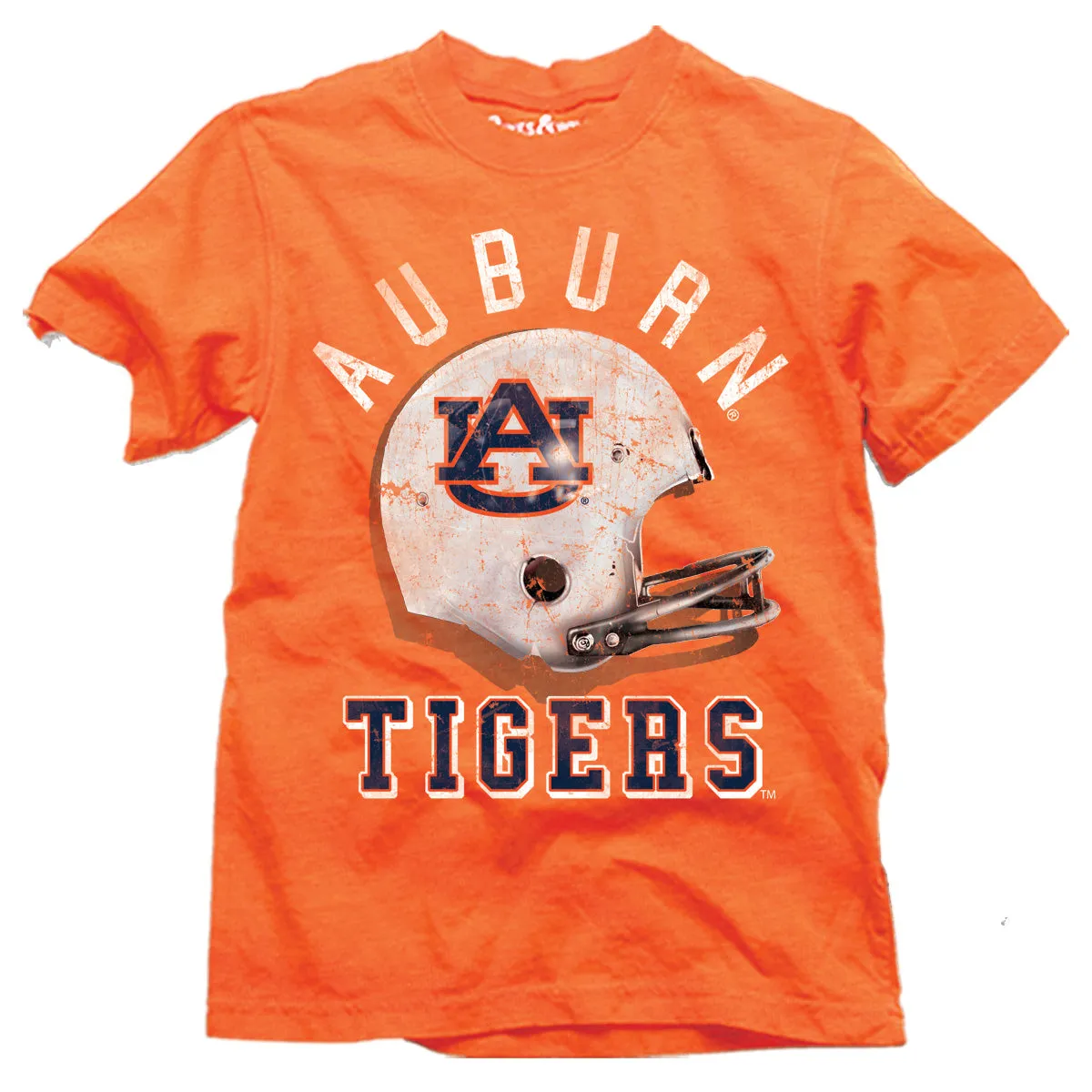 Auburn Tigers Youth Boys Football Helmet Tee