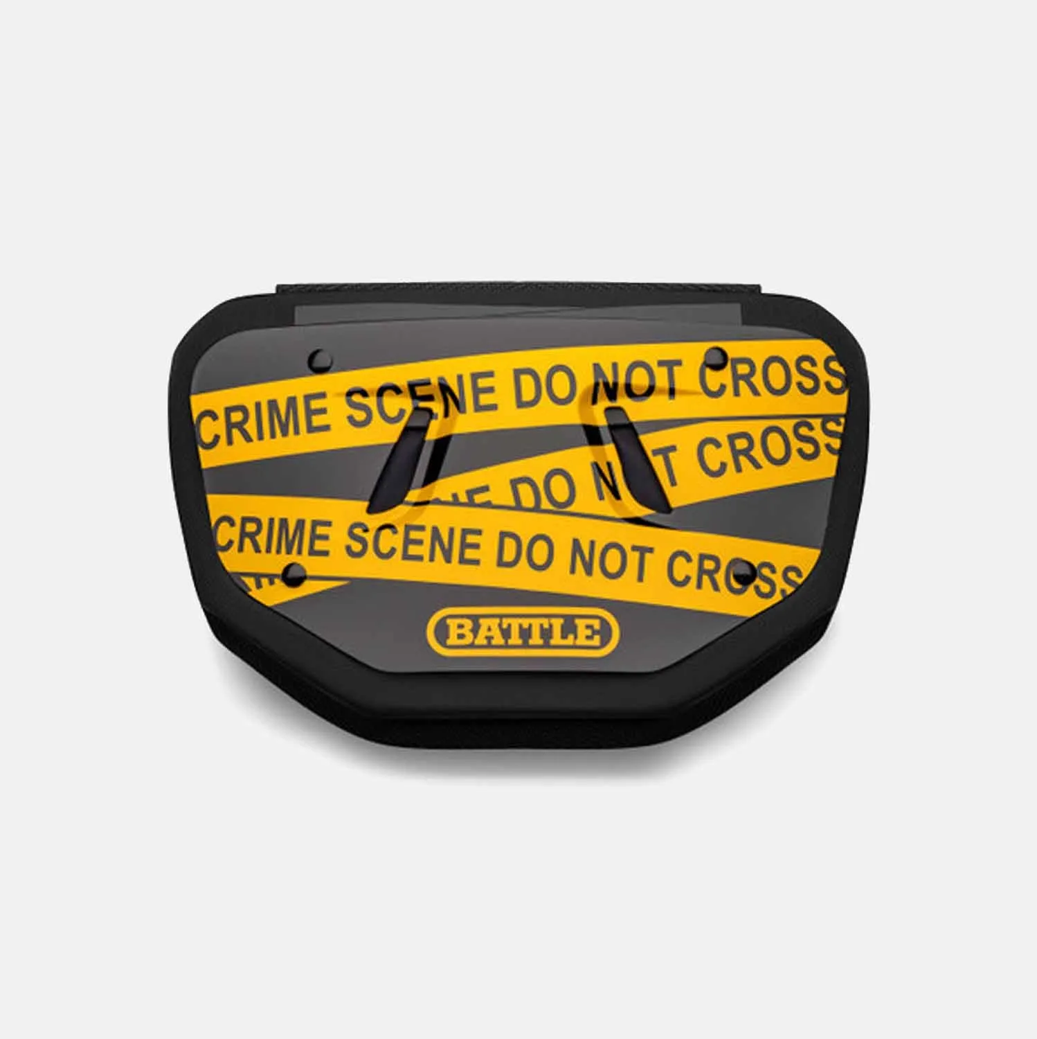 Battle Sports Adult "Crime Scene" Chrome Football Back Plate