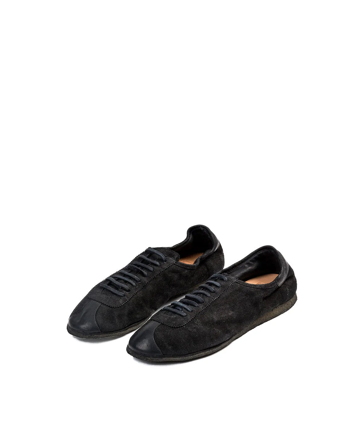 Black Kangaroo Reverse Sneakers