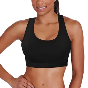 Black Women's Athletic Sports Bra