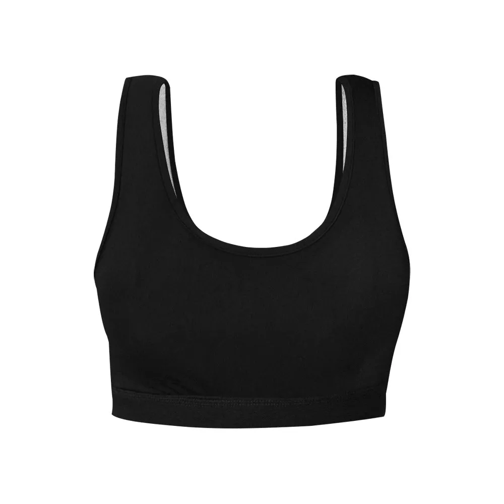 Black Women's Athletic Sports Bra