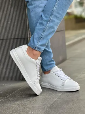 Bojoni Veneta Staple Detailed Eva Sole White Sneakers