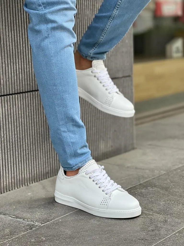 Bojoni Veneta Staple Detailed Eva Sole White Sneakers