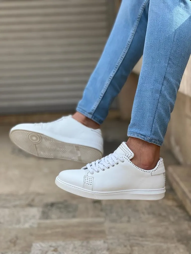 Bojoni Veneta Staple Detailed Eva Sole White Sneakers