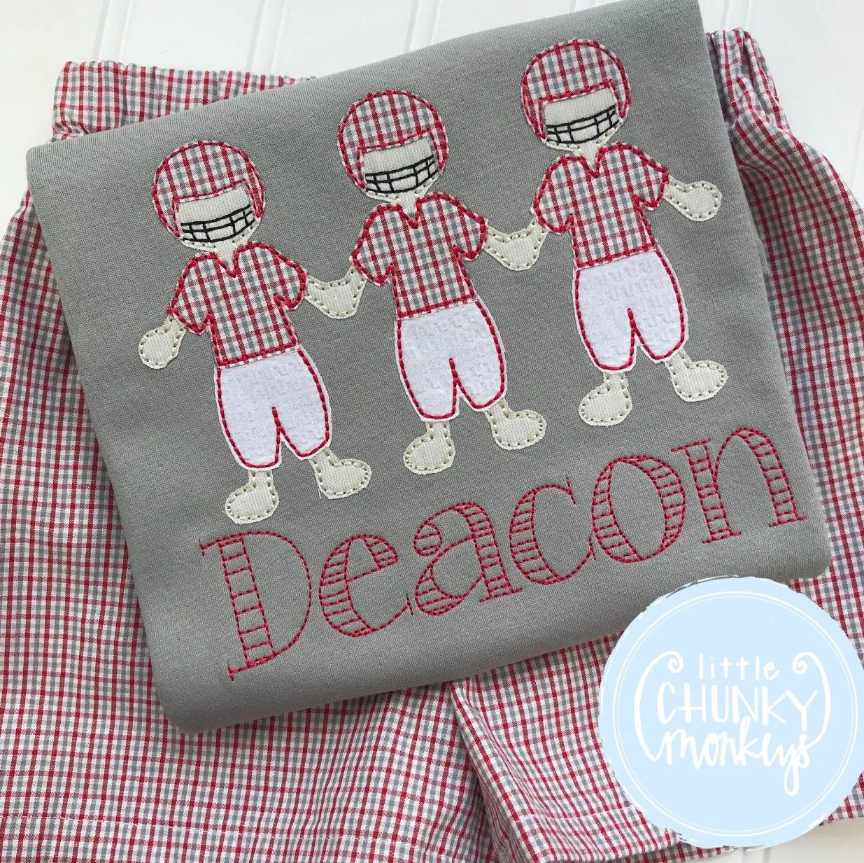 Boy Shirt - Boy Shirt - Football Player Trio