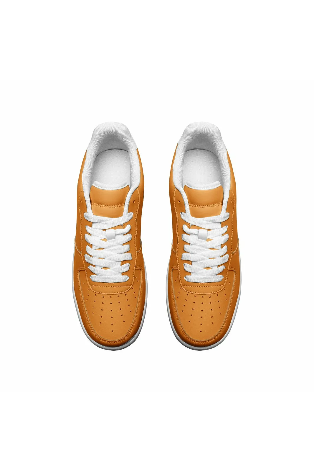 Brazillian Gold Unisex Low Top Leather Sneakers