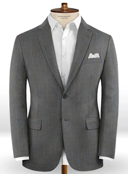 Caccioppoli Dapper Dandy Tarazo Gray Wool Jacket